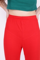 Candy Apple Color Churidar Leggings